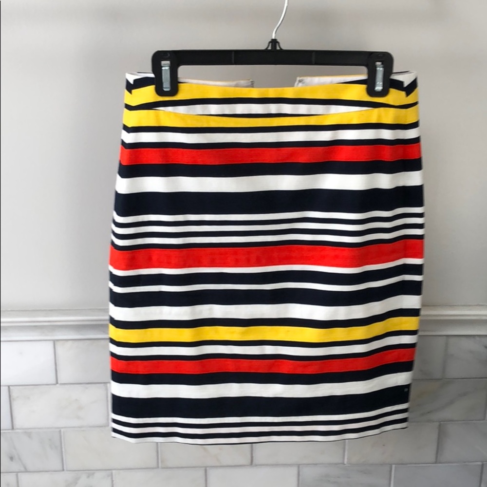 Banana republic striped skirt